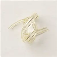 GOLD & VANILLA SATIN EDGED RIBBON