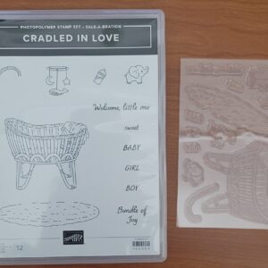 CRADLED IN LOVE STAMP SET